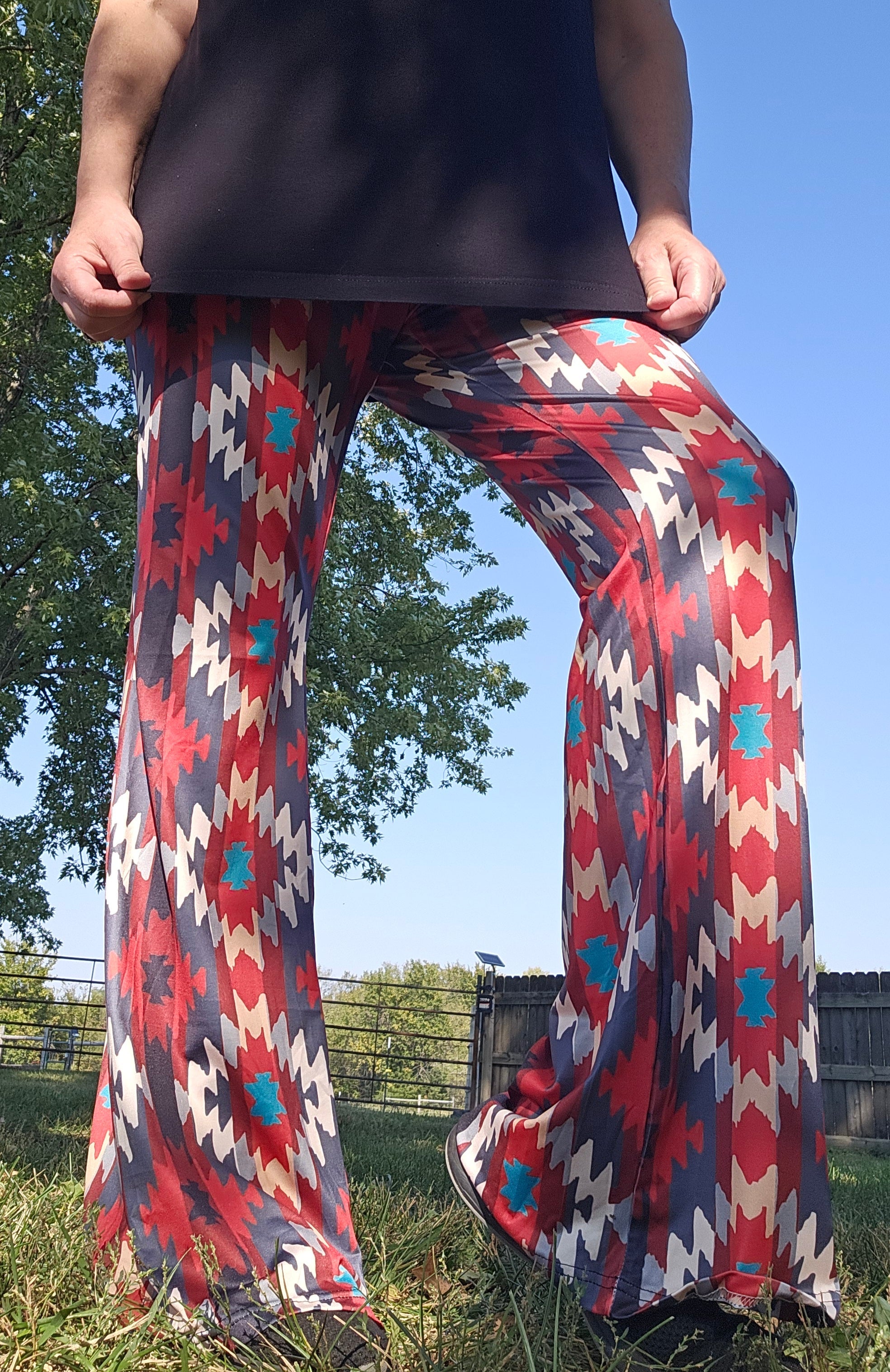 Baha Ranch Sedona Aztec Flare Pants
