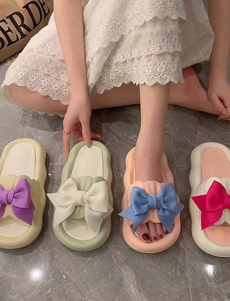 Miss Sparkling Cute Bow Slides