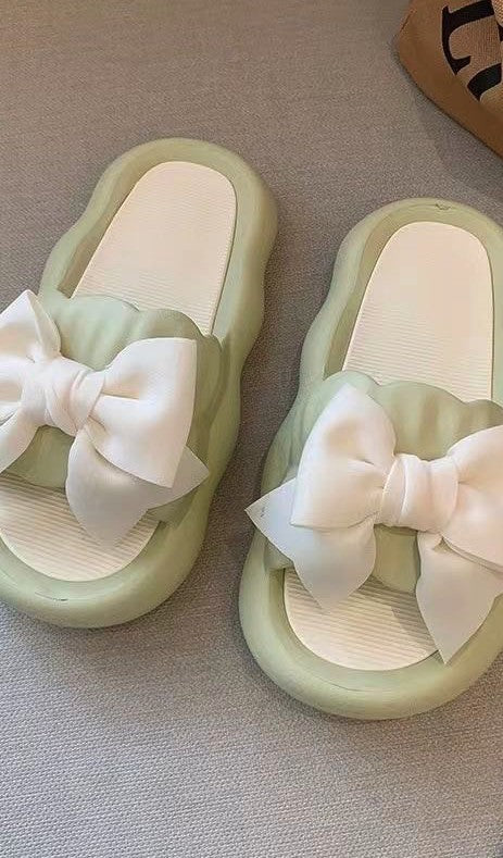 Miss Sparkling Cute Bow Slides