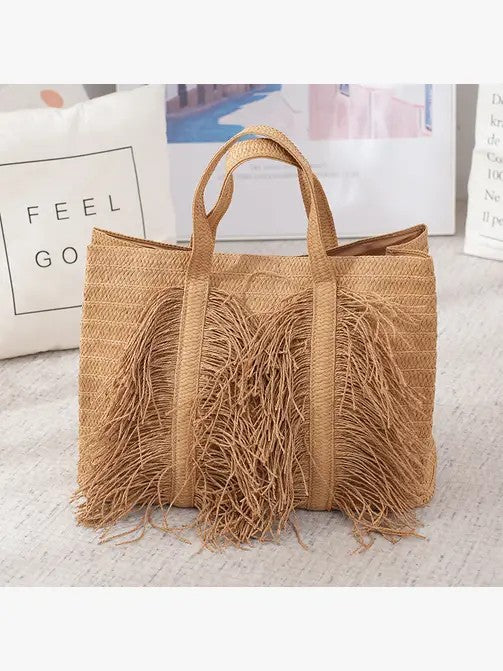 Miss Sparkling Fringe Handbag – Glam Textured Shoulder Bag