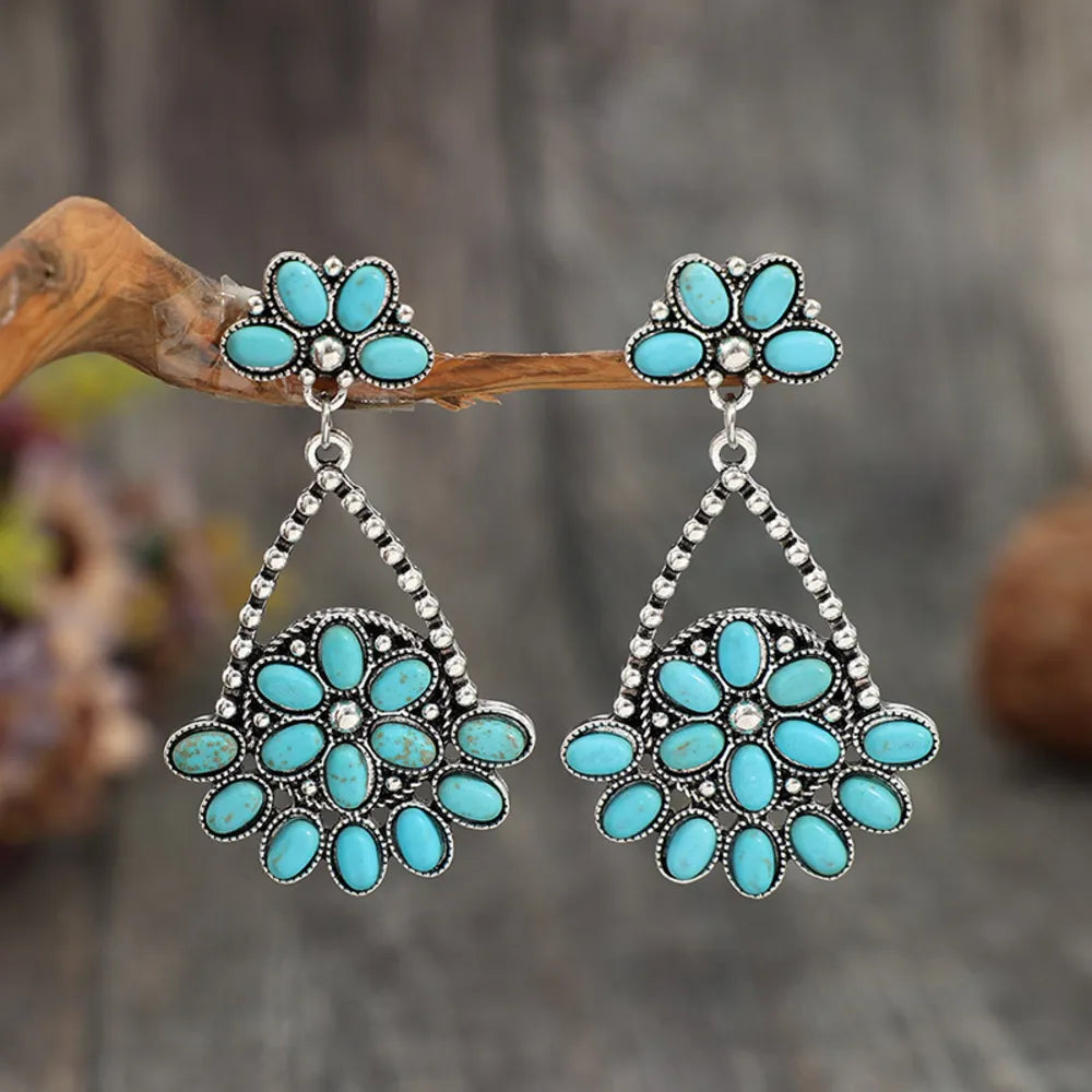 Turquoise Teardrop Earrings