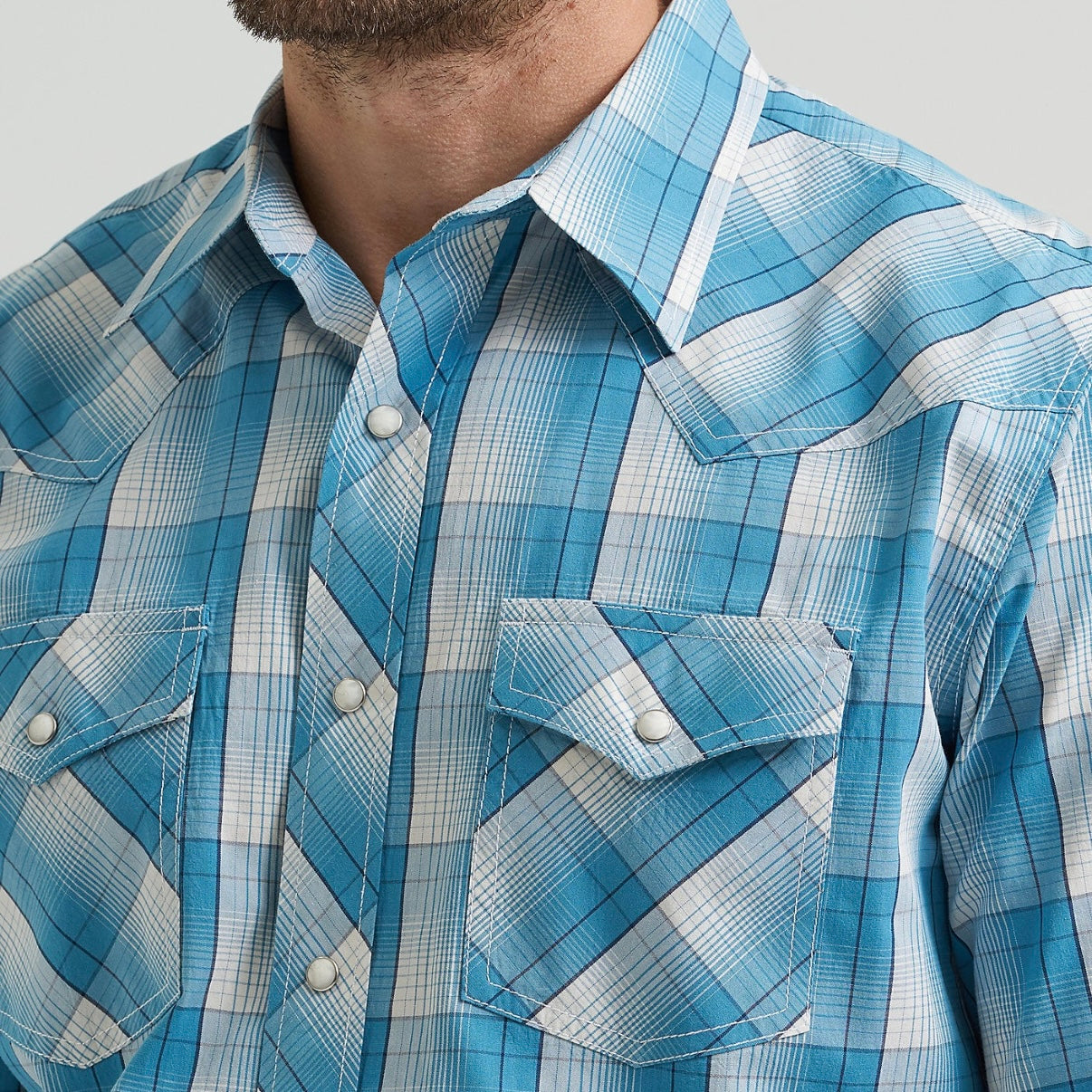 Blue Plaid 20X | Wrangler Mens