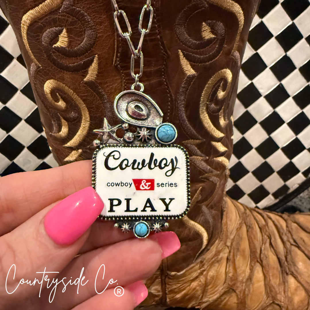 Cowboy Play Statement Necklace