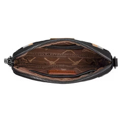 Wrangler Mini Crossbody Purse for Women Western Small Clutch Designer Tapestry Shoulder Handbags