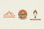 Whitemntapparel Rustic Logo
